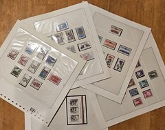Lindner Pre-printed Sheets Falzlos 120b Frg Germany 1971-1978. Read Description.