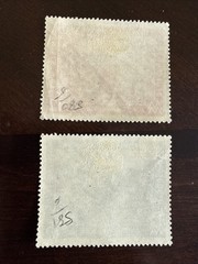 GERMAN Stamps SC 580-581 1947 Leipzig Fair Trizone Military WWII MH