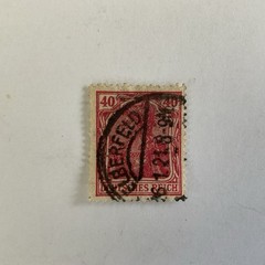 4 Germany stamps~1919-1920~Germania~#101~35pf~mint+#121~20pf+#124~40pf+#126~60pf