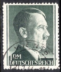 Germany Stamp Scott #524, 1m, Adolph Hitler, Used, SCV$5.25 (B)