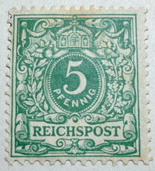 Germany Lot of 20 1889 – 1900 Stamps (SC 46-63, 46a)