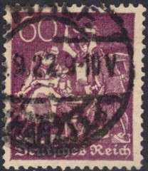 GERMANY 144 – Iron Workers „1921 Red Violet“ (pc13308)
