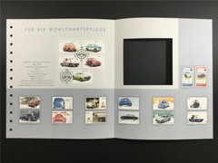 GERMAN POST ART-EDITION 2002/41 AUTOS BMW ISETTA VW BEETLE 300 SL TRABANT