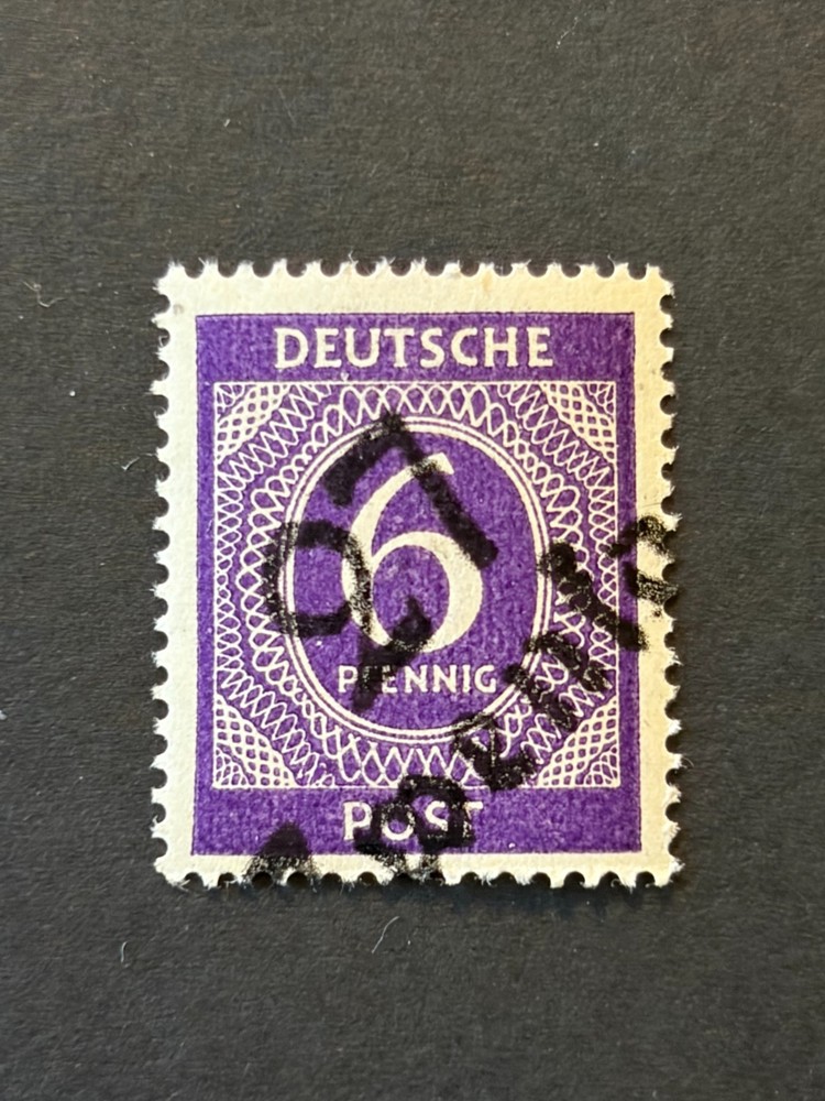 Germany 1948 Post WWII LOCAL overprint (ZITTAU) 6 Pf. MNH #526