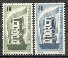 BRD FRG #Mi241-Mi242 MNH 1956 Europa CEPT Rebuilding [748-749]