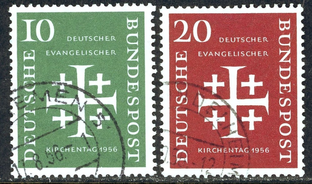 Stamps Germany, Scott # 744-745 used