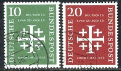 Stamps Germany, Scott # 744-745 used