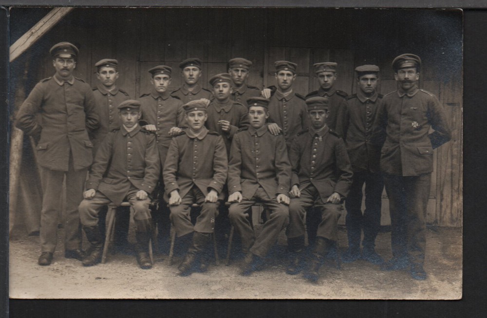 ✔️ GERMANY REICH WWI SOLDIERS EXCELLENT RARE AGED MILITARY POSTCARD