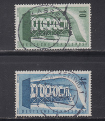 GERMANY 1956 USED SET SCOTT 748-749