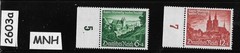 MNH Germany 1940 stamp set Scott # B174-175 Eupen and Malmedy returned #2603a
