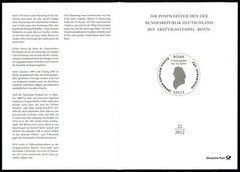 GERMANY FOLDER 2012/22 JOHANN GOTTLIEB FICHTE SCHRIFTSTELLER PHILOSOPH