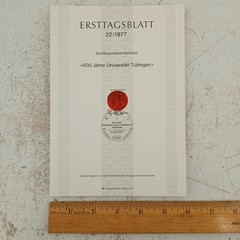 Ersttagsblatt 1977 German First Day Covers Collection – 14 Vintage Stamp Sheets