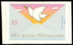 GERMANY 2596 – Greetings Stamps „Peace Dove“ (pc16675)