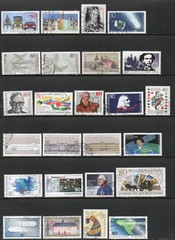 GERMANY – 1986– COMMEMORATIVE ISSUES – 25 DIFFERENT STAMPS – USED