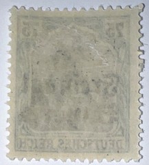 Travelstamps: Germany Bayern OP Stamps Scott# 186, 75pf Mint Original Gum Hinged