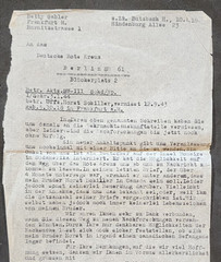 RARE WWII German Red Cross document KC Holder Luftwaffe HORST SCHILLER MIA KIA
