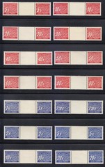 Bohemia & Moravia 1939/1940 MNH Mi 1 ZW-14 ZW Sc J1-J14 Due Stamps . RARE **