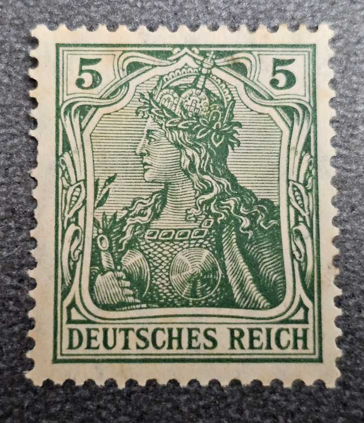 Stamp Germany Deutsches Reich Germania 5 Pfennig 1905 Mi. Nr. 85 [🇩🇪39674-7]