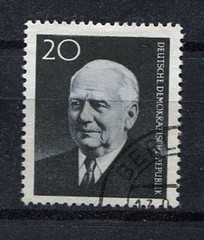 Germany – DDR : Wilhelm Pieck stamp from 1960 – used