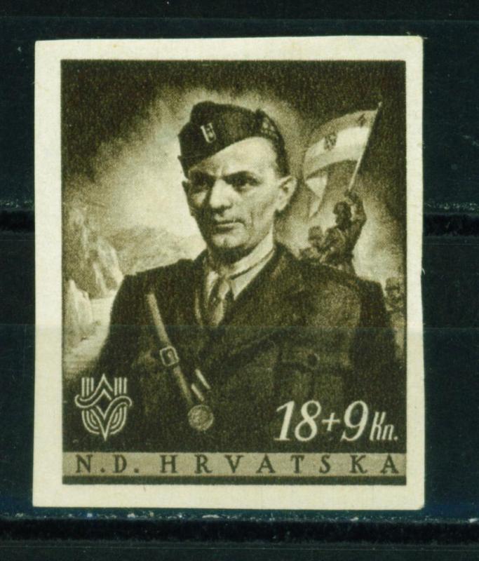 Croatia-Germany Axis WW2 Army Soldier 1941 MNH