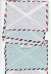 (6)1960-80’s GERMANY DIFFERENT AIR MAIL EVENT COVERS USED TO USA