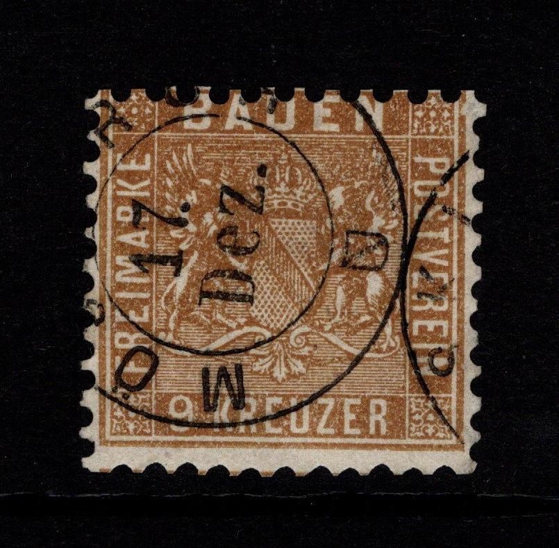 Baden SC# 17 Used / Town Cancel – S51803