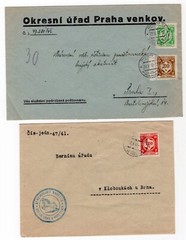 GERMANY 3rd REICH BOHEMIA & MORAVIA LOVELY LOT BACK OF THE BOOK POSTAL HISTORY