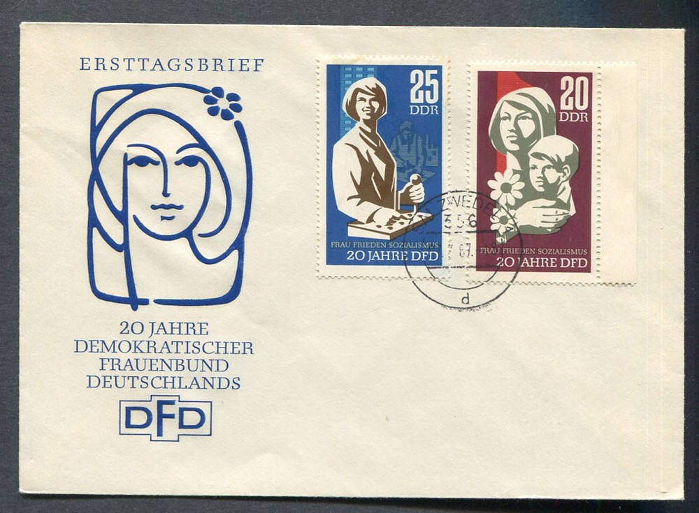 Germany – DDR : DFD First Day Cover from 1967 – CTO