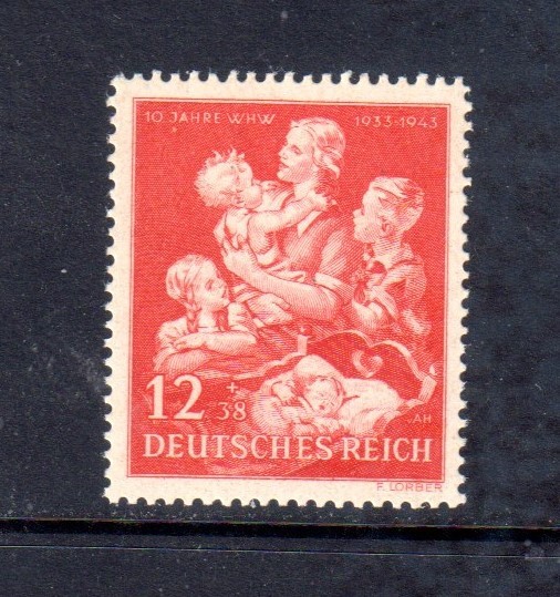 Germany Semi-Postal 1943 Scott# B246 Mother and Children MNH VF