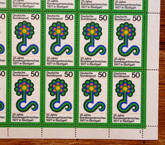 FRG 1977 FN 1 Buga 927 Mint Complete Sheet LUXURY MNH