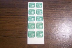 Bohemia & Moravia 1943 Newspaper Stamps Strip of 10 MNH