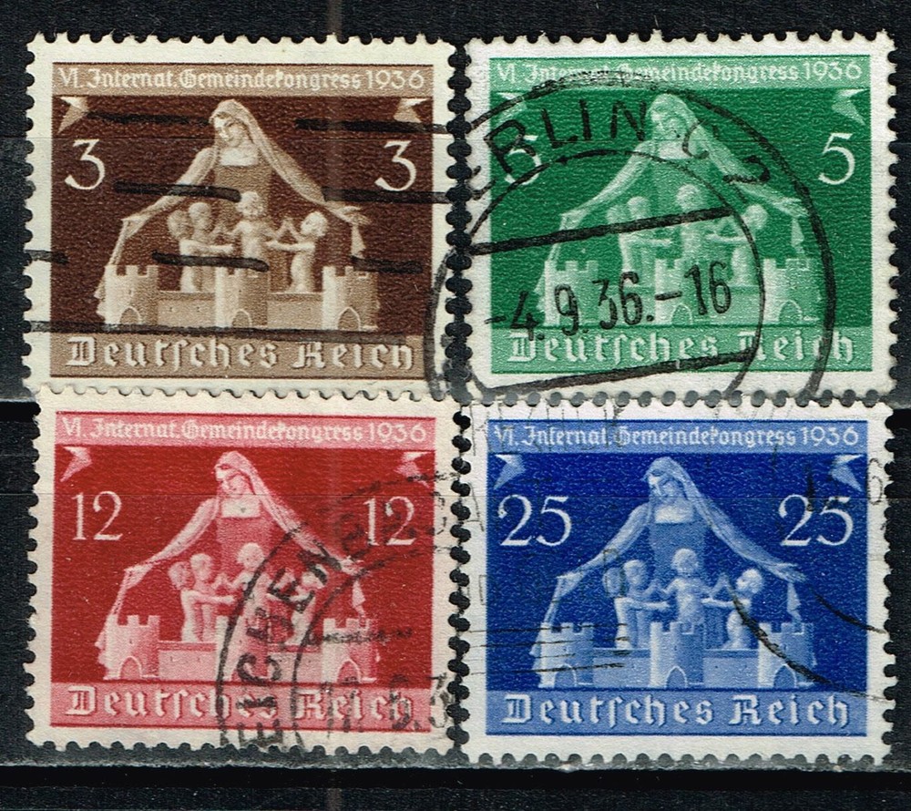 Germany Third Reich Municipalities Mother and Children set 1935 A-15