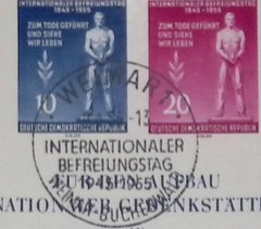 Germany First Day Cover Internationaler Befreiungstag Buchenwald Multi-Color