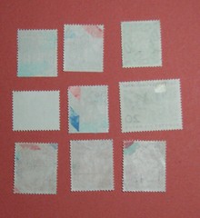 GERMANY 8 DEUTSCHE BUNDESPOST 1959 1977 & 1 DEUTSCHE POST 1990 Stamps
