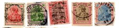 Germany Germania High Value Stamp Lot 35pf-4M Mixed Watermarks 27 Used