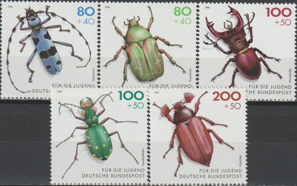 Germany-FRG Youth Insects Beetles 1993 MNH-15,50 Euro
