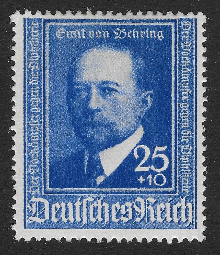 German Empire 1940 Emil von Behring 25+10 Pfg (C3)