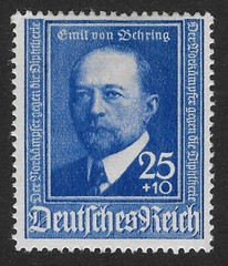German Empire 1940 Emil von Behring 25+10 Pfg (C3)
