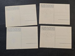 FLIEGER KORPS KIDS MODEL TOY AIRPLANES Third Reich Nazi German Postcard set of 4