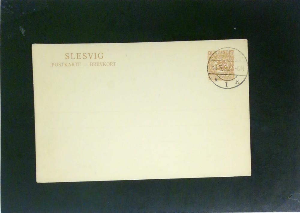 Schleswig 1920 7.5pf Postal Card / Canceled – Z2469