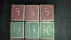 Germany Inflation Stamps Sc. 137, 139, 141, 143 MNH F VF Lot Of 10