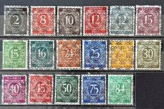 Germany Allied Occupation Zone 1948 Mi 52 II-68 II MNH VF