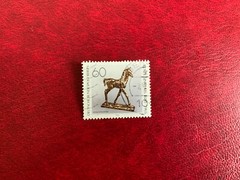 GERMANY BERLIN 1988 USED OR MNH BRONZE SCULPTURE ART FOAL HORSE RENEE SINTENIS