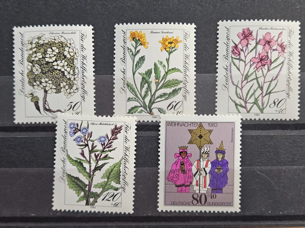 Germany Stamp ScB611-15, 1983 For the Welfare, MNH CV$4.70 (504W05)