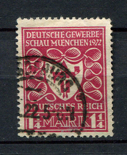 German Reich : Michel # 199 – Scott # 212 from 1922 – used