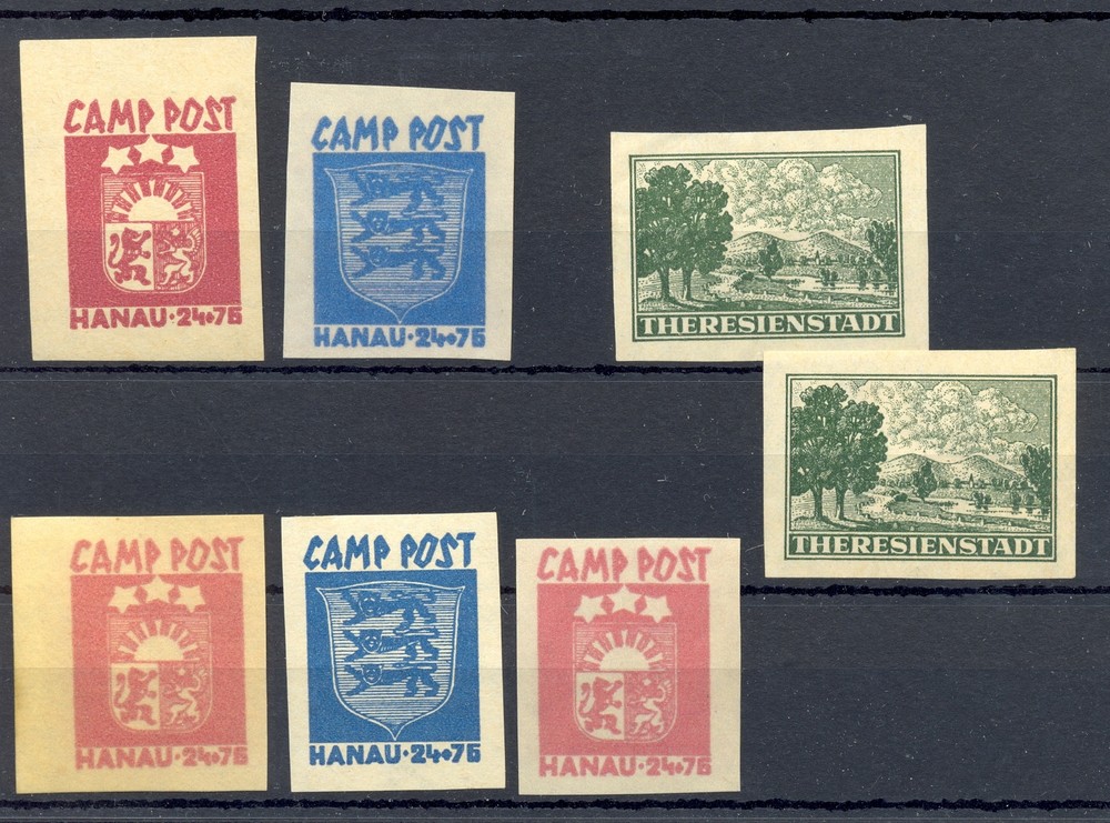 GERMANY-WW II LOCAL -CAMP POST – 6 ST */** –REPRINTS.