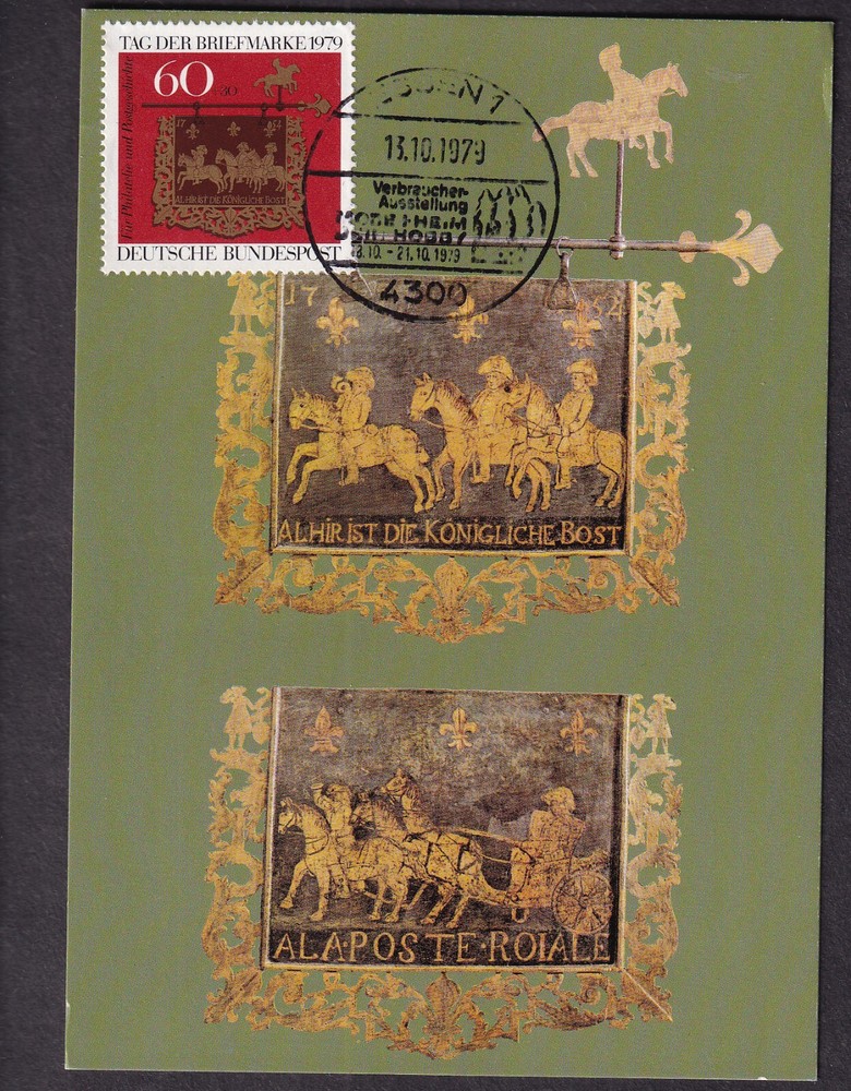 Germany 1979 postal card Essen Tag der Briefmarke
