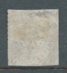 GERMANY PRUSSIA 1865 SG24 3pf Dull Lilac Embossed Arms Rouletted 11.5 GU Cat £70