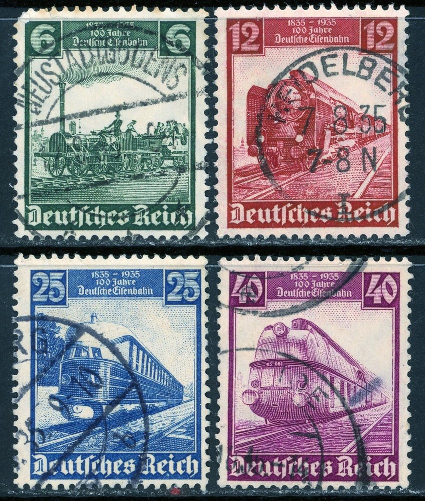 Stamps Germany, Scott # 459-462 used, complete set