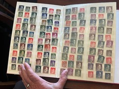 1930s TO THE END OF WWII GERMAN POSTAGE STAMP COLLECTION / 100’s OF STAMP